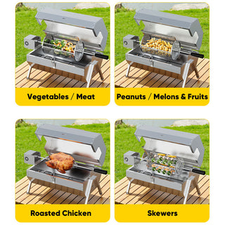 Sakerplus® Twin-Burner Electric BBQ Grill