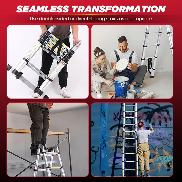 Escalera extensible plegable portátil Sakerplus®