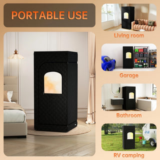 Sakerplus® Portable Sauna Box Home Set