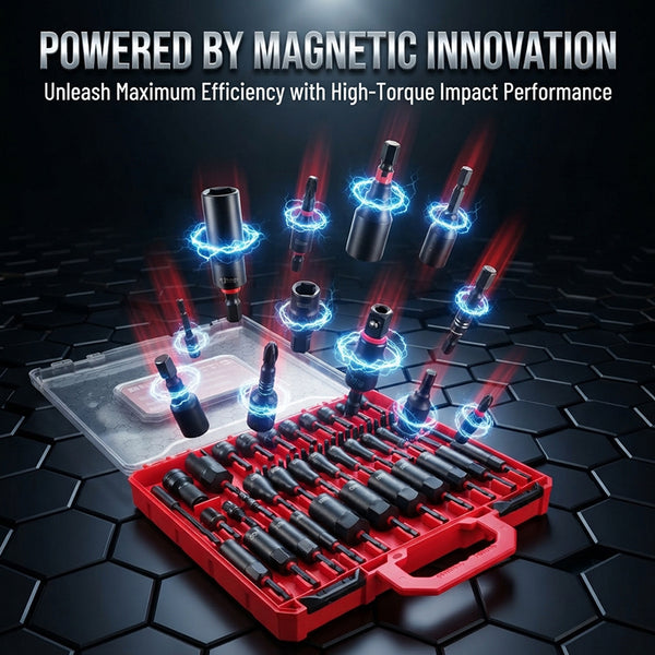 Sakerplus® Magnetic Impact Nut Driver Set