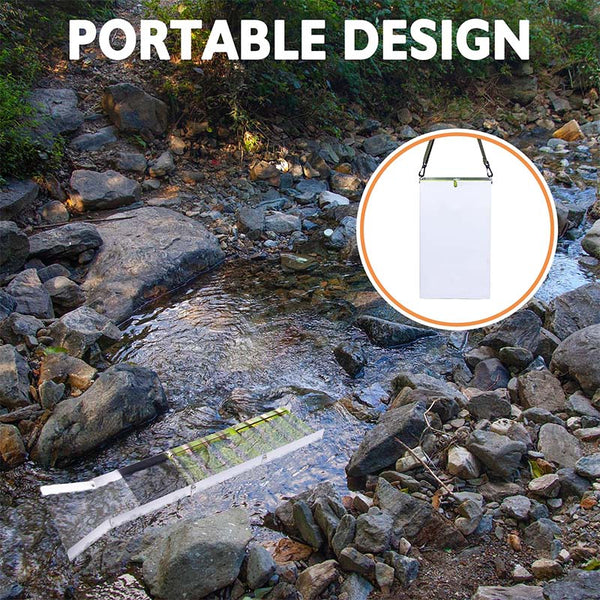 Sakerplus® Folding Sluice Box Gold Panning Kit