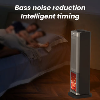 Sakerplus® Oscillating Electric Fireplace Tower Heater