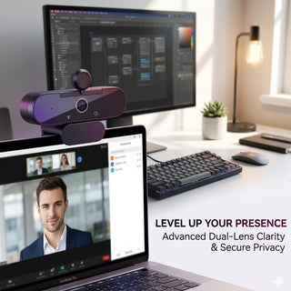 Sakerplus® Ultra HD 4K Webcam With Microphone