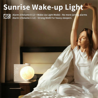 Sakerplus® Sunrise Alarm Clock Moon Lamp