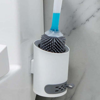 Sakerplus® Silicone Toilet Bowl Cleaning Brush Set