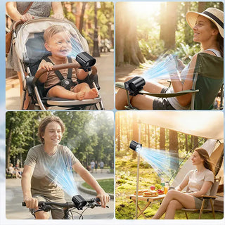 Sakerplus® 360° Rotating Semi-Cooling Clip Fan