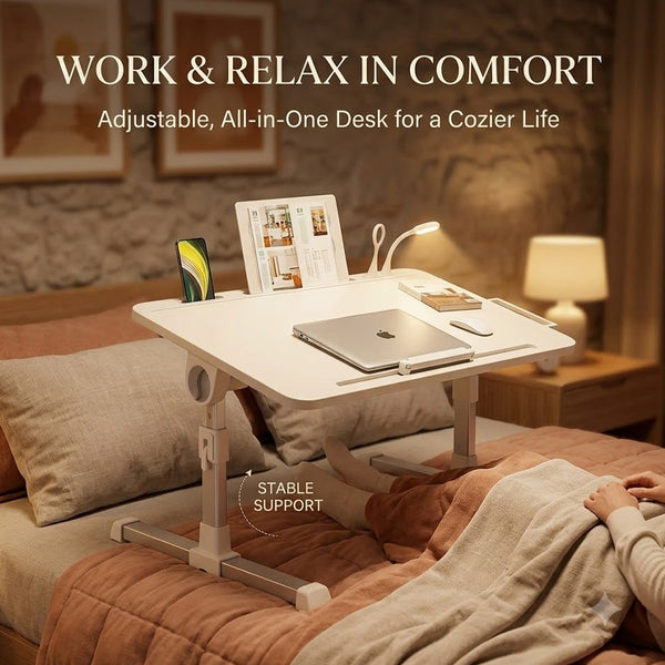 Sakerplus® Adjustable Lap Desk With Light