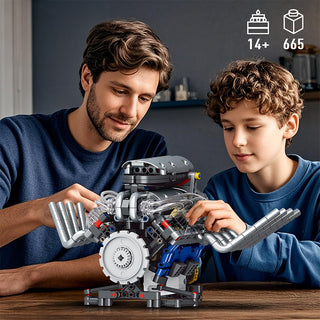 Sakerplus® V8 Working Car Engine Kit