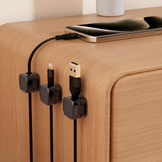 Organizador de escritorio con clips magnéticos para cables Sakerplus®