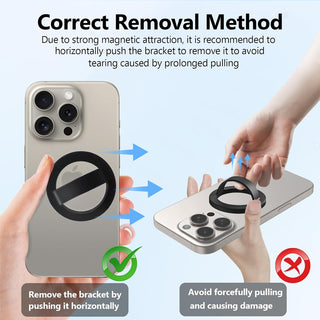 Sakerplus® Magnetic Silicone Phone Ring Grip