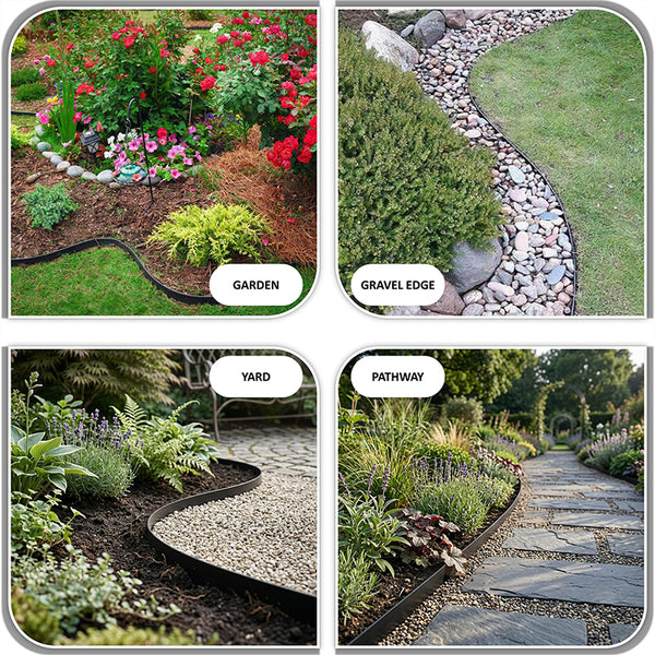 Sakerplus® Flexible Steel Garden Border