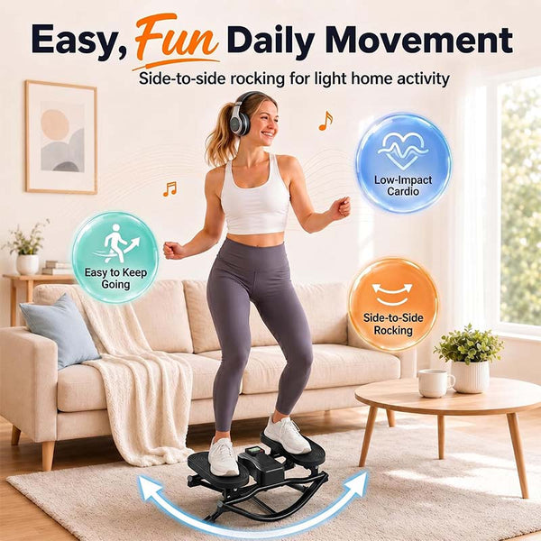 Sakerplus® Low Impact Side To Side Stepper