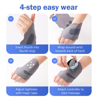 Sakerplus® Heated Wrist Wrap Massager for Carpal Tunnel