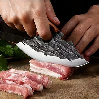 Sakerplus® Sharp Outdoor Meat Cleaver Knife