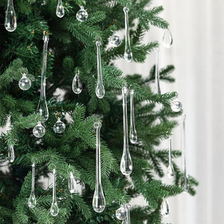 Sakerplus® Clear Acrylic Christmas Tree Ornaments