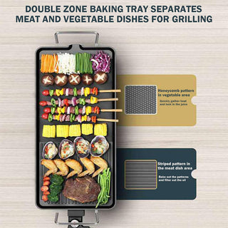 Sakerplus Stainless Steel Electric Cooking Griddle