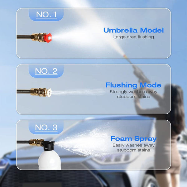 Pistola de agua pulverizada portátil inalámbrica de alta presión Sakerplus