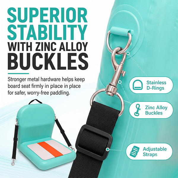 Sakerplus® Ergonomic Inflatable Kayak Seat With Backrest
