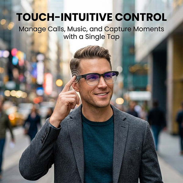 Sakerplus® AI Camera Glasses with Real-Time Translation