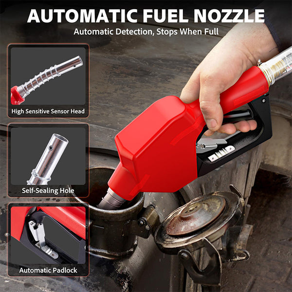 Bomba de transferencia de combustible portátil Sakerplus a batería