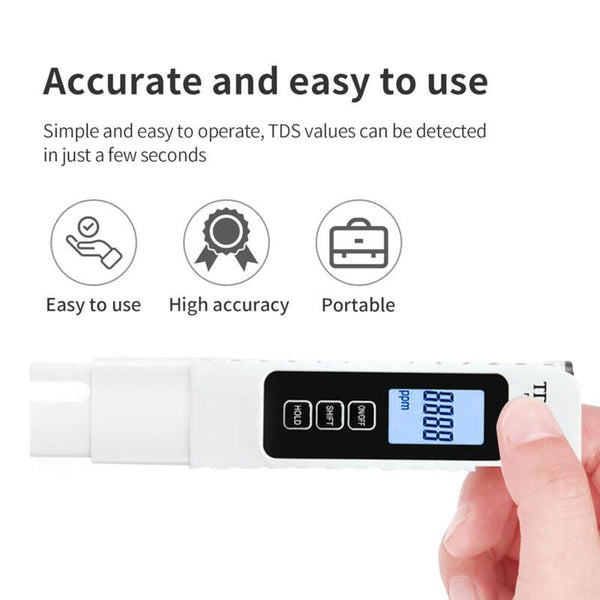 Probador de agua digital TDS EC Sakerplus®