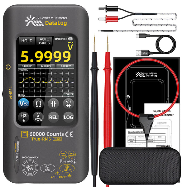 Sakerplus® 60000 Counts PV Multimeter