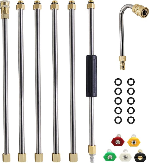 Juego de varilla de extensión para hidrolavadora Sakerplus®