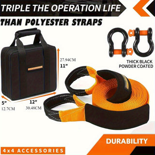 Sakerplus Heavy Duty Tow Recovery Kit