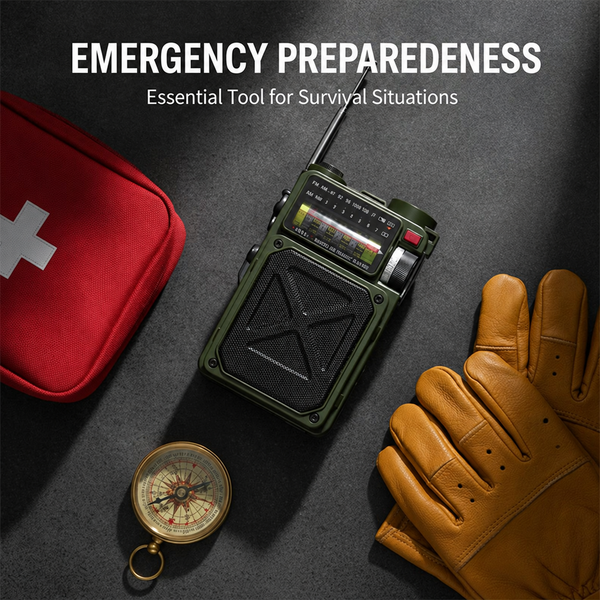 Sakerplus® Portable Shortwave Radio For Camping & Home