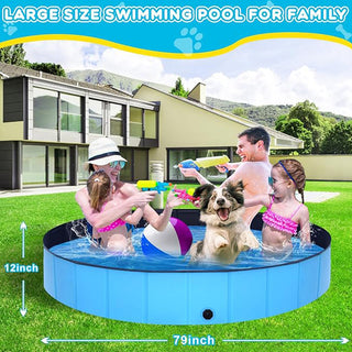 Sakerplus® Extra Large Foldable Swimming Pool