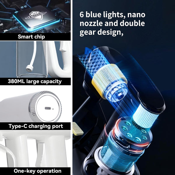 Nebulizador desinfectante eléctrico inalámbrico Sakerplus®