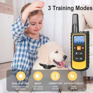 Sakerplus Waterproof Dog Training Collar with Remote