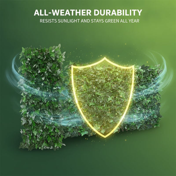 Sakerplus® Expandable Artificial Faux Ivy Privacy Fence