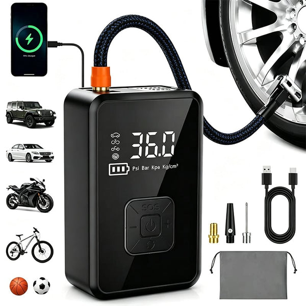 Sakerplus® Portable Wireless Car Tire Air Inflator