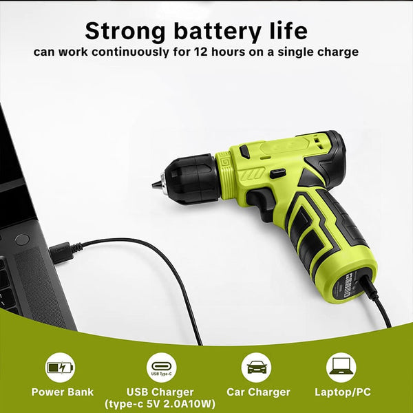 Sakerplus® Cordless Drill Tool Kit