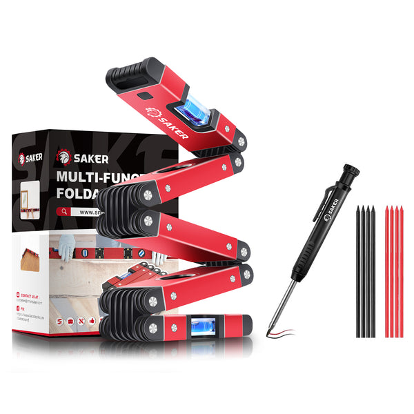 SAKER® Multi-Function Foldable Level
