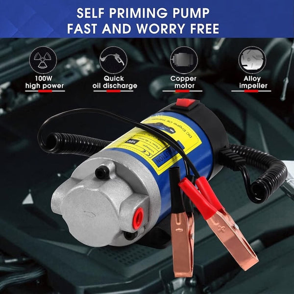 Sakerplus® Portable Electric Engine Oil Transfer Pump