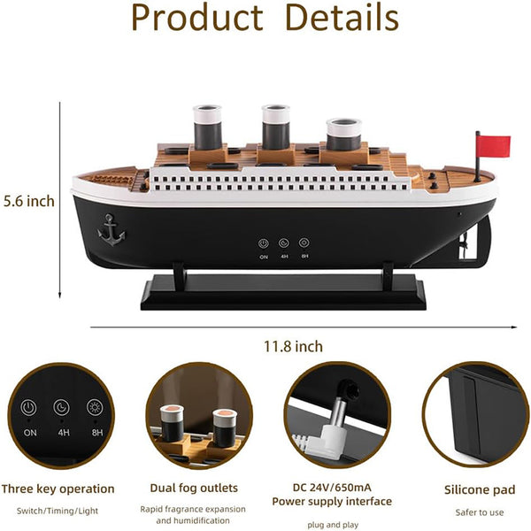 Difusor de aroma Sakerplus® Jellyfish Steam Boat