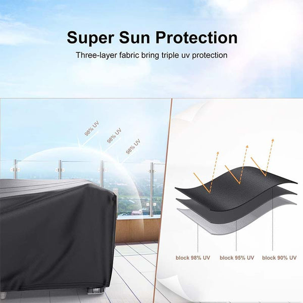 Sakerplus® Waterproof Heavy Duty Patio Furniture Cover