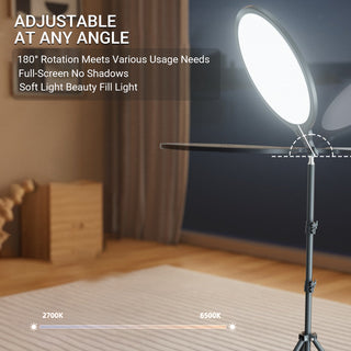 Sakerplus® Ring Light with Stand for Video Calls