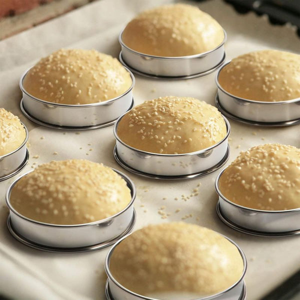 Sakerplus® English Muffin Crumpet Cookie Ring Set