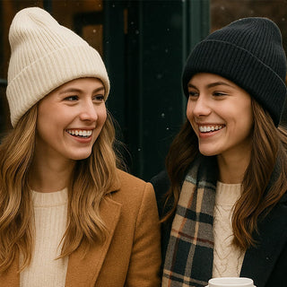 Sakerplus® Satin Lined Knit Beanie Hat