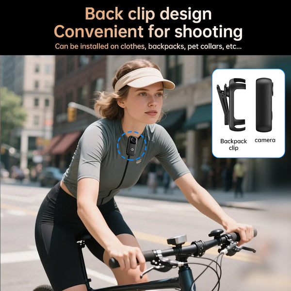 Sakerplus® Mini 4K Wearable Action Camera