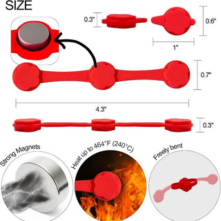 Hebillas magnéticas de silicona para freidora de aire Sakerplus®