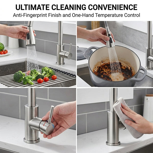 Sakerplus® Kitchen Faucets Pull Down Sprayer