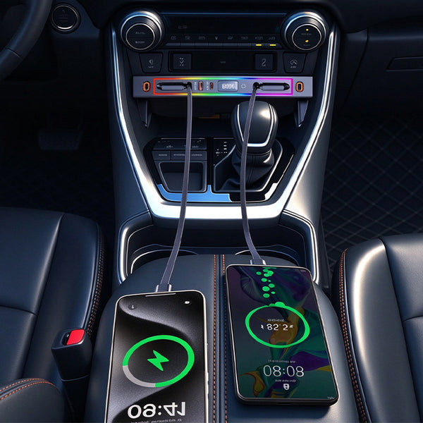 Sakerplus® Toyota RAV4 LED USB Charging Hub