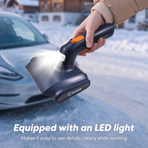 Saker® Cordless Winter Car Windshield Ice Scraper