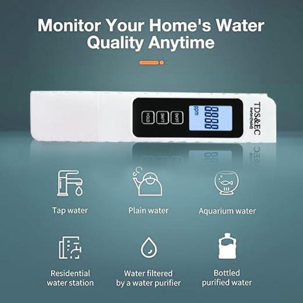 Probador de agua digital TDS EC Sakerplus®