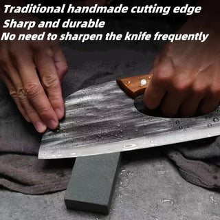 Sakerplus® Sharp Outdoor Meat Cleaver Knife
