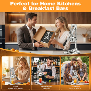 Sakerplus® Hand Press Juicer with Suction Base